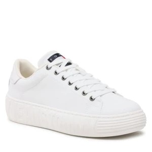 Zdjęcie produktu Sneakersy Tommy Jeans Canvas Outsole EM0EM01160 Biały