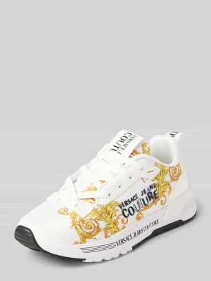 Zdjęcie produktu Sneakersy z nadrukiem z logo i motywem model ‘FONDO DYNAMIC’ Versace Jeans Couture