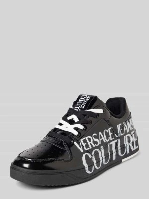 Zdjęcie produktu Sneakersy z nadrukiem z logo model ‘FONDO STARLIGHT’ Versace Jeans Couture