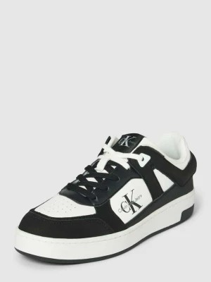 Zdjęcie produktu Sneakersy ze skóry o dwukolorowym designie Calvin Klein Jeans