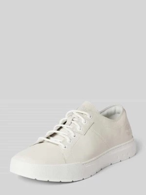 Zdjęcie produktu Sneakersy ze skóry w jednolitym kolorze Timberland