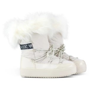 Zdjęcie produktu Śniegowce wysokie beżowe damskie buty ocieplane z futerkiem beżowy Inna marka