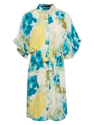 Zdjęcie produktu Soaked in Luxury Sukienka "Saphira" w kolorze biało-turkusowo-żółtym rozmiar: L
