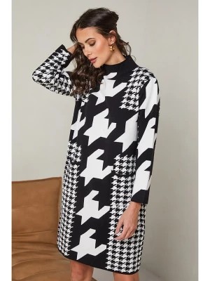 Zdjęcie produktu Soft Cashmere Sukienka w kolorze czarno-białym rozmiar: 38/40