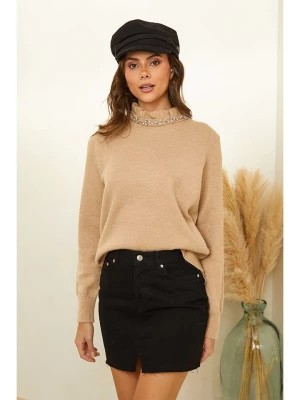 Zdjęcie produktu Soft Cashmere Sweter w kolorze beżowym rozmiar: 38/40