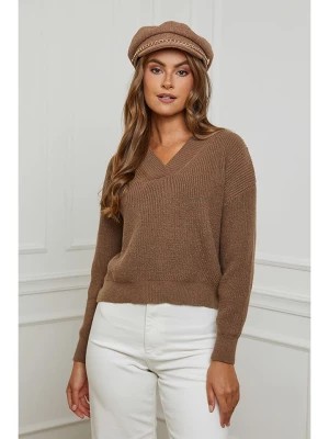 Zdjęcie produktu Soft Cashmere Sweter w kolorze brązowym rozmiar: 38/40