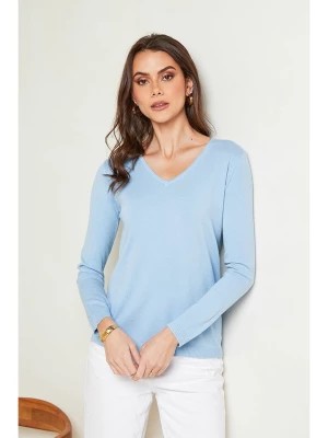 Zdjęcie produktu Soft Cashmere Sweter w kolorze jasnoniebieskim rozmiar: 34/36