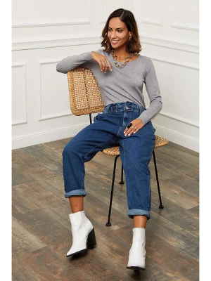 Zdjęcie produktu Soft Cashmere Sweter w kolorze szarym rozmiar: 38/40