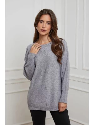 Zdjęcie produktu Soft Cashmere Sweter w kolorze szarym rozmiar: 34/36