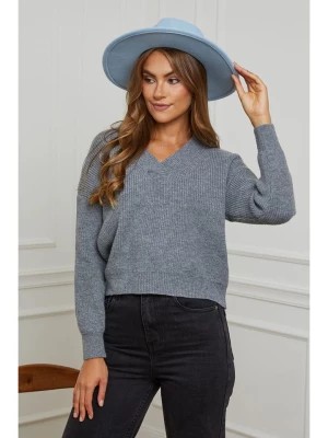 Zdjęcie produktu Soft Cashmere Sweter w kolorze szarym rozmiar: 34/36