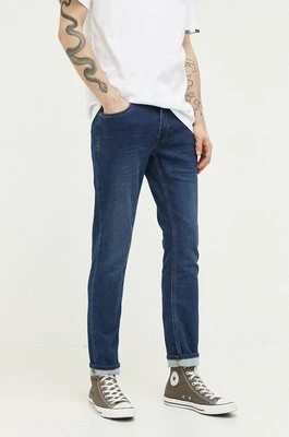 Zdjęcie produktu Solid jeansy męskie kolor granatowy