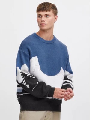 Zdjęcie produktu Solid Sweter 21108047 Niebieski Regular Fit