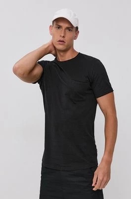 Zdjęcie produktu Solid T-shirt bawełniany kolor czarny gładki