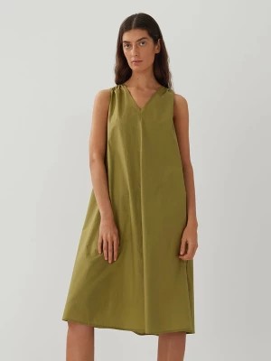 Zdjęcie produktu Someday Sukienka "Quebbie" w kolorze khaki rozmiar: 42
