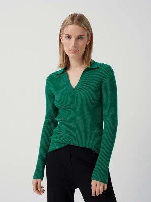 Zdjęcie produktu Someday Sweter "Tilvy" w kolorze zielonym rozmiar: 36