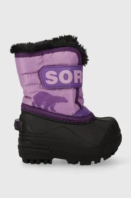 Zdjęcie produktu Sorel śniegowce dziecięce SPORTY STREET kolor fioletowy