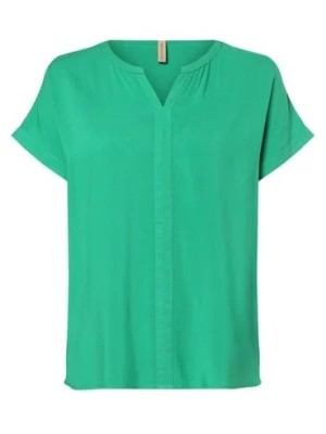 Zdjęcie produktu soyaconcept® Bluzka damska Kobiety wiskoza zielony jednolity,