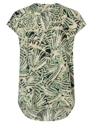 Zdjęcie produktu soyaconcept® Bluzka damska - SC-Ena 3 Kobiety wiskoza zielony|czarny|beżowy wzorzysty,