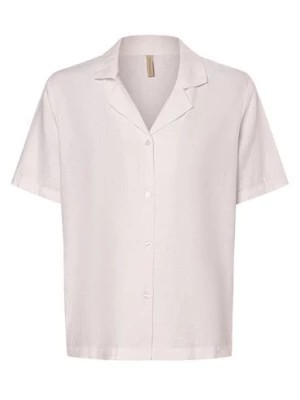 Zdjęcie produktu soyaconcept® Bluzka damska z zawartością lnu - SC-Ina 52 Kobiety len biały jednolity,