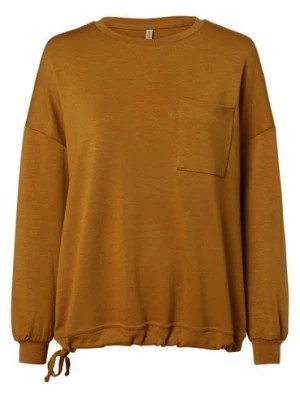 Zdjęcie produktu soyaconcept® Damska bluza nierozpinana Kobiety Sztuczne włókno brązowy|żółty|złoty jednolity,