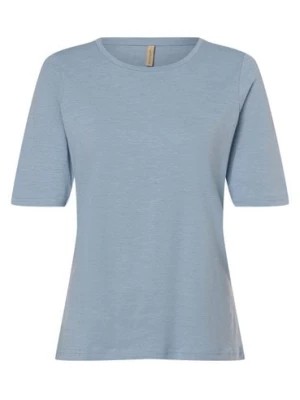 Zdjęcie produktu soyaconcept® Koszulka damska - SC-Babette 47 Kobiety Bawełna niebieski jednolity,