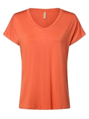 Zdjęcie produktu soyaconcept® Koszulka damska - SC-Marica 32 Kobiety Lyocell pomarańczowy jednolity,