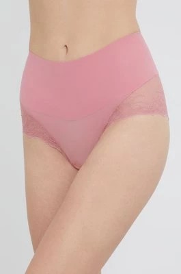 Zdjęcie produktu Spanx figi modelujące kolor różowy z koronki