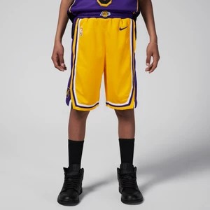 Zdjęcie produktu Spodenki dla dużych dzieci (chłopców) Nike NBA Swingman Los Angeles Lakers Icon Edition 2023/24 - Żółty