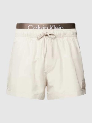 Zdjęcie produktu Spodenki kąpielowe z elastycznym pasem model ‘SHORT DOUBLE’ Calvin Klein Underwear