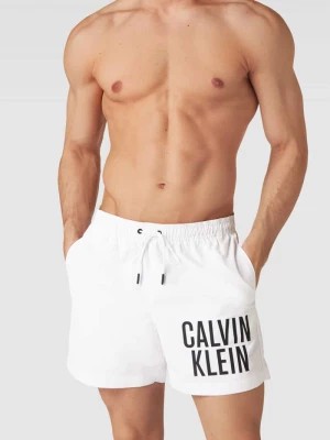 Zdjęcie produktu Spodenki kąpielowe z nadrukiem z logo Calvin Klein Underwear
