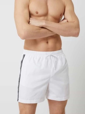 Zdjęcie produktu Spodenki kąpielowe z paskami z logo Calvin Klein Underwear