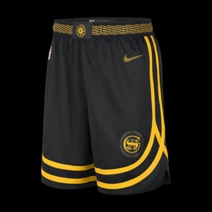 Zdjęcie produktu Spodenki męskie Nike Dri-FIT NBA Swingman Golden State Warriors City Edition 2023/24 - Czerń