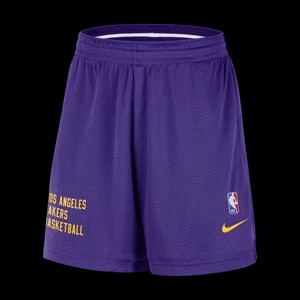 Zdjęcie produktu Spodenki męskie z siateczki Nike NBA Los Angeles Lakers - Fiolet
