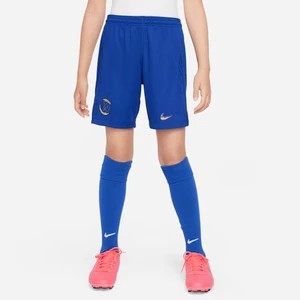 Zdjęcie produktu Spodenki piłkarskie dla dużych dzieci Nike Dri-FIT Chelsea F.C. Stadium 2023/24 (wersja domowa) - Niebieski