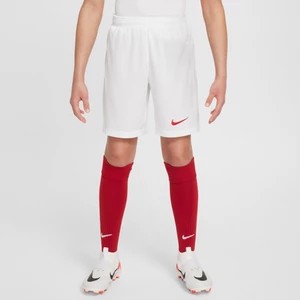 Zdjęcie produktu Spodenki piłkarskie dla dużych dzieci Nike Dri-FIT Turcja Stadium 2024/25 (wersja domowa/wyjazdowa) (replika) - Biel
