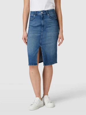Zdjęcie produktu Spódnica jeansowa o długości do kolan z rozcięciem Joop!