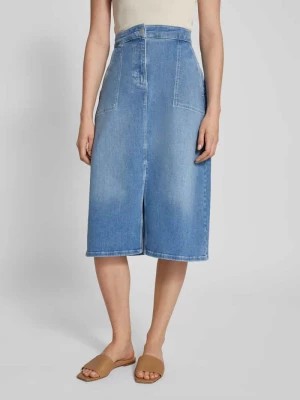 Zdjęcie produktu Spódnica jeansowa z rozcięciem comma Casual Identity