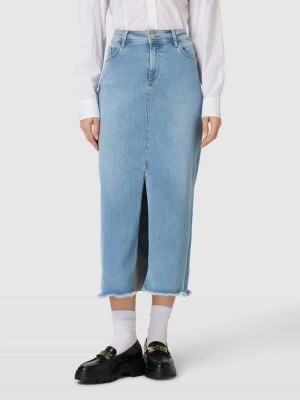 Zdjęcie produktu Spódnica jeansowa z rozcięciem model ‘Kimberly’ Soyaconcept