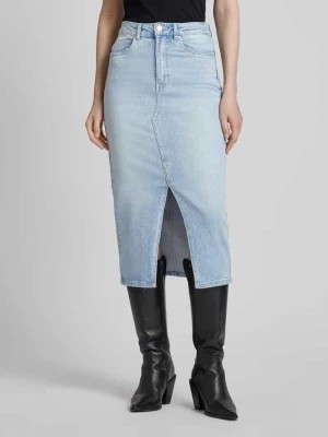 Zdjęcie produktu Spódnica jeansowa z rozcięciem model ‘VERI’ Vero Moda