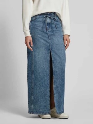 Zdjęcie produktu Spódnica jeansowa z wiązanym paskiem model ‘Getini’ HUGO