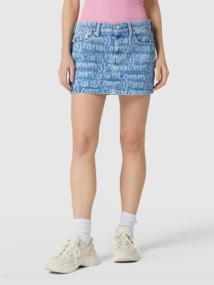Zdjęcie produktu Spódnica mini z nadrukiem z logo model ‘SOPHIE’ Tommy Jeans