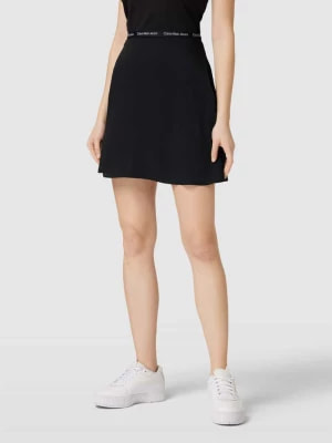 Zdjęcie produktu Spódnica mini z pasem z logo Calvin Klein Jeans
