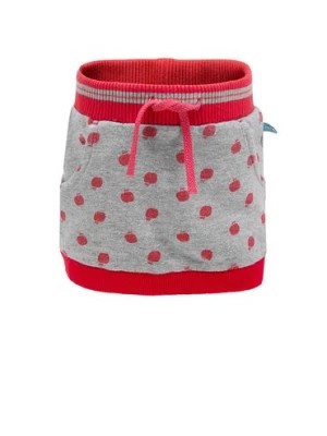 Zdjęcie produktu Spódnica niemowlęca - szaro-czerwona w jabłka - Lief