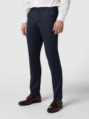 Zdjęcie produktu Spodnie biznesowe o kroju slim fit z tkanym wzorem MCNEAL