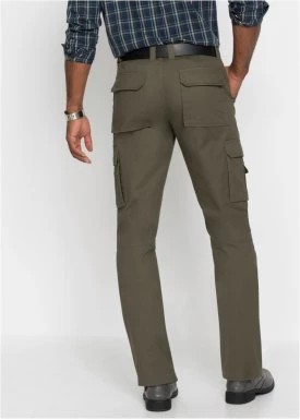 Zdjęcie produktu Spodnie bojówki z powłoką z teflonu Regular Fit Straight bonprix