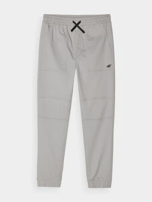 Zdjęcie produktu Spodnie casual chłopięce - szare 4F
