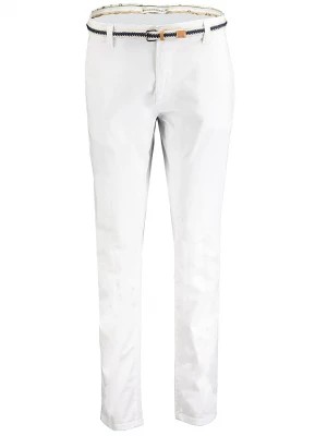 Zdjęcie produktu Geographical Norway Spodnie chino "Petunia" w kolorze białym rozmiar: L