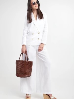 Zdjęcie produktu Spodnie damskie lniane ARMANI EXCHANGE