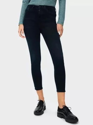Zdjęcie produktu Spodnie damskie slim - czarne Greenpoint