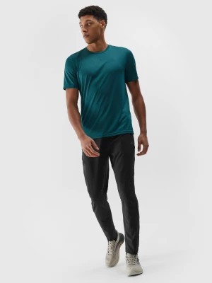 Zdjęcie produktu Spodnie do biegania szybkoschnące męskie - głęboka czerń 4F